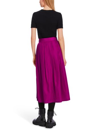 Fuchsia plooirok met lint in de taille Marc Cain collections