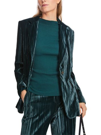 Groene fluwelen blazer Marccain