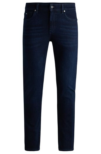 Donkerblauwe slim fit jeans Hugo Boss