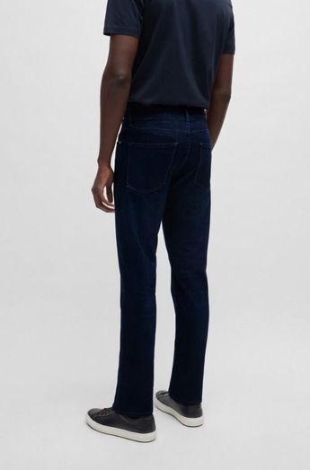Donkerblauwe slim fit jeans Hugo Boss