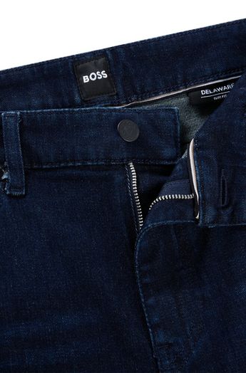 Donkerblauwe slim fit jeans Hugo Boss