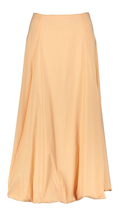 Licht roze lange rok met pof detail onderaan Devin Oscar