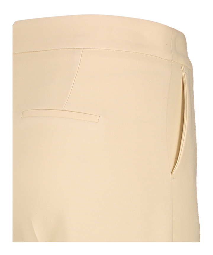 Pastel gele geklede broek met plooi Laure Oscar