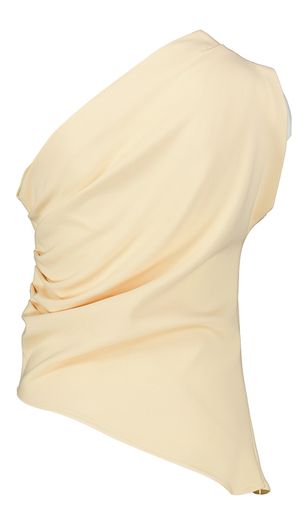 Pastel gele off shoulder top Miles Oscar 