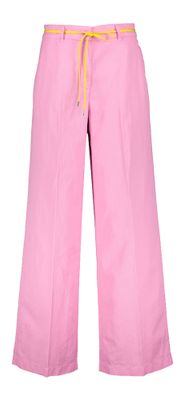Roze wijde broek met plooi Aspesi
