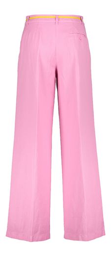 Roze wijde broek met plooi Aspesi 