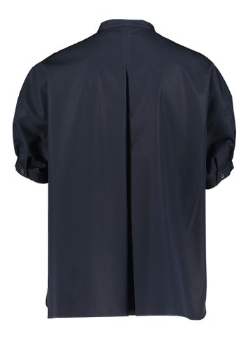 Zwarte oversized katoenen bloes Aspesi 