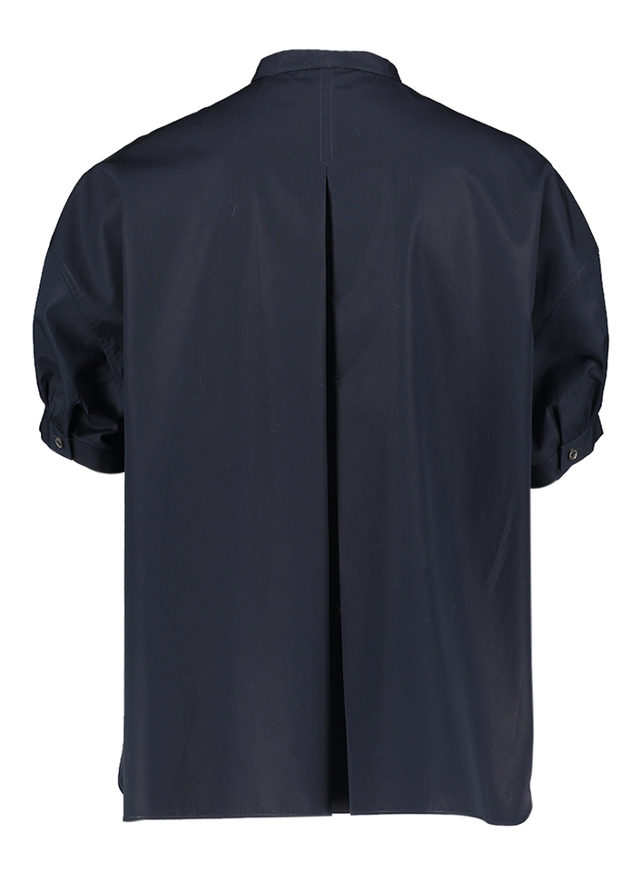 Zwarte oversized katoenen bloes Aspesi 