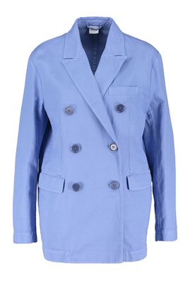 Blauwe blazer met knopen Aspesi