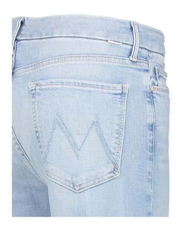 Lichtblauwe flared broek Mother