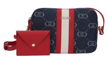 Jeans handtas met rode details Lui Jo