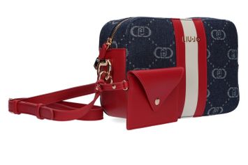Jeans handtas met rode details Lui Jo