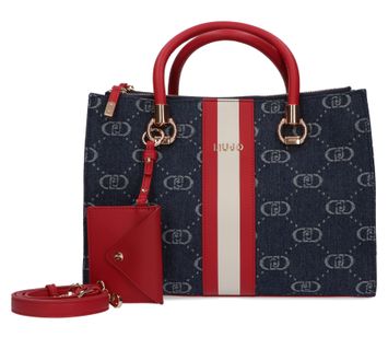 Jeans shopper met rode details Lui Jo