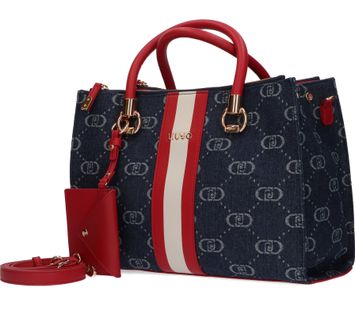 Jeans shopper met rode details Lui Jo