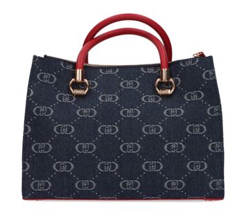 Jeans shopper met rode details Lui Jo