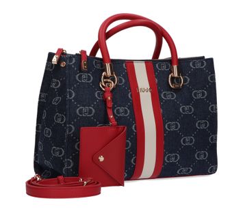 Jeans shopper met rode details Lui Jo