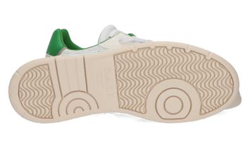 Witte sneakers met groen accent D.A.T.E