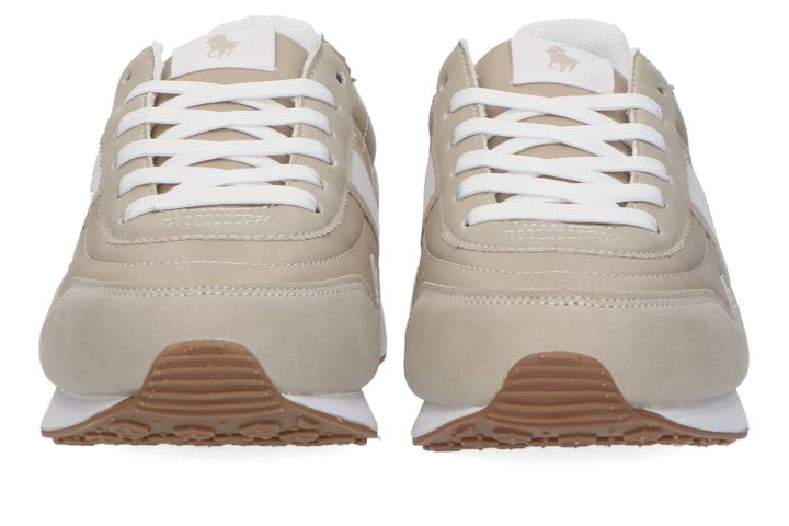 White/kaki lage sneakers Train Laces Ralph Lauren