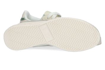 Ecru lage sneakers met metallic detail Diadora