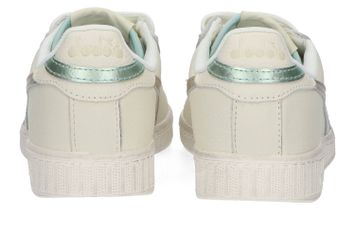 Ecru lage sneakers met metallic detail Diadora