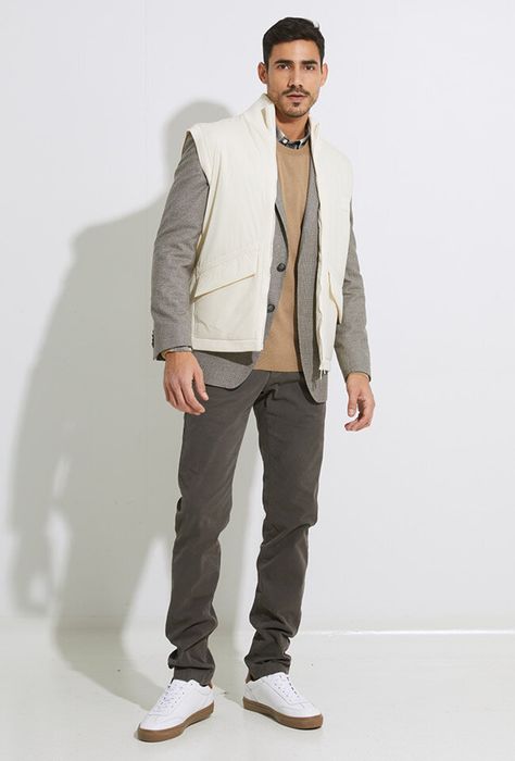 Donkergrijze geklede broek Sidney Zilton