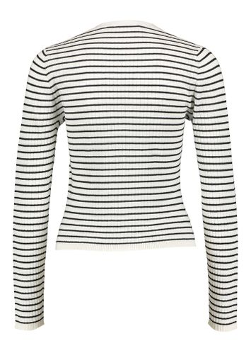 Zwart wit gestreepte gilet Trieste Max Mara