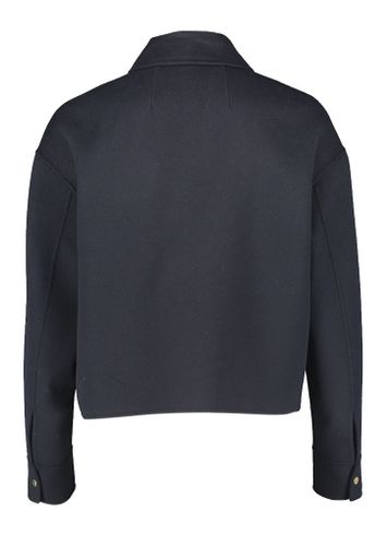 Blauwe korte wollen vest Madison Max Mara