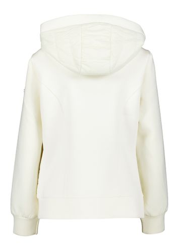 Ecru gilet met drukknopen en kap Liu Jo Sport