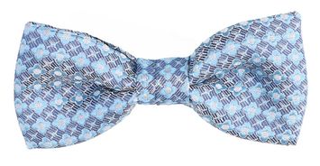 Blauwkleurige vlinderdas met print August D-Lux