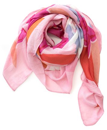 Roze sjaal in bloemenprint Liu Jo 