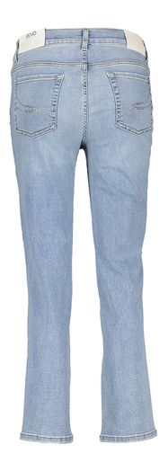Blauwse enkeljeans met strass Liu Jo