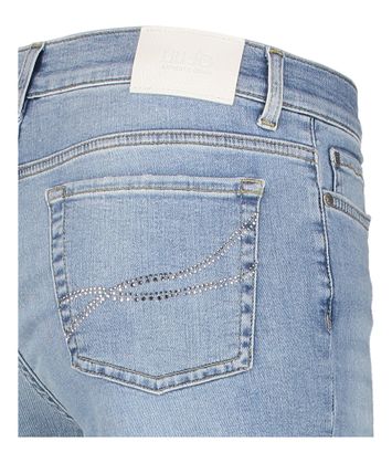 Blauwse enkeljeans met strass Liu Jo