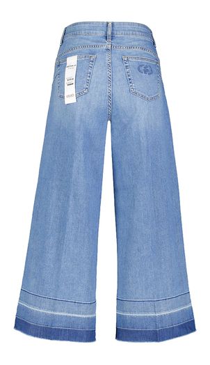 Blauwe loose fit cropped jeans Liu Jo 