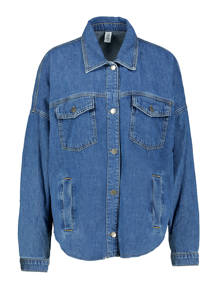 Donkerblauwe jeans jas Lui Jo 
