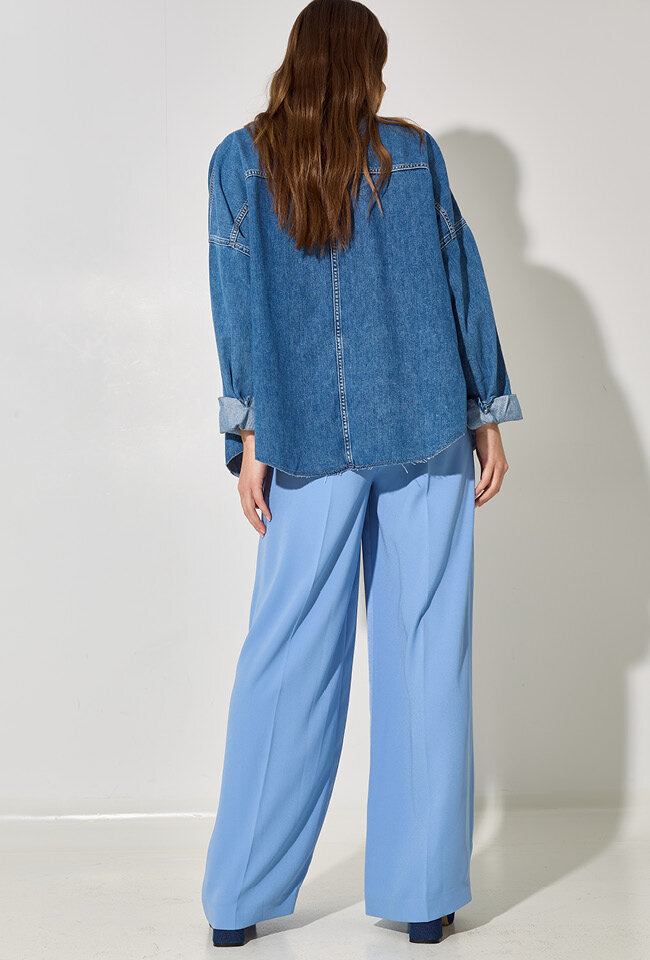 Donkerblauwe jeans jas Lui Jo 