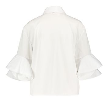 Witte bloes met uitkerende mouwen Lui Jo 