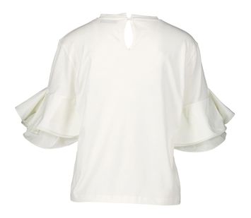 Witte t-shirt met pofmouwen Liu Jo