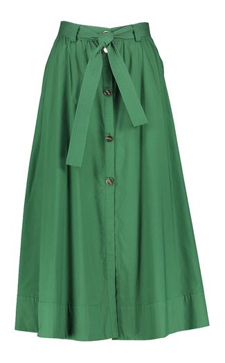 Groene rok met goudkleurige knopen Liu Jo