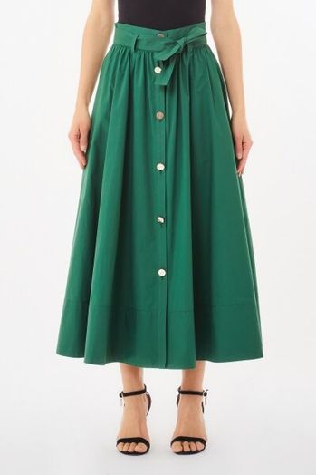 Groene rok met goudkleurige knopen Liu Jo