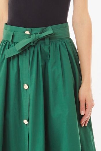 Groene rok met goudkleurige knopen Liu Jo