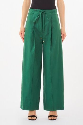 Groene broek met plooi Liu Jo 