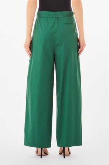 Groene broek met plooi Liu Jo 