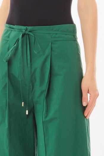 Groene broek met plooi Liu Jo 