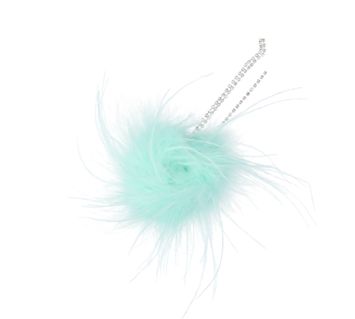 Muntgroene broche met strass Lui Jo