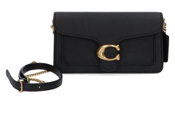 Zwarte lederen crossbody Coach 