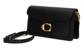 Zwarte lederen crossbody Coach 