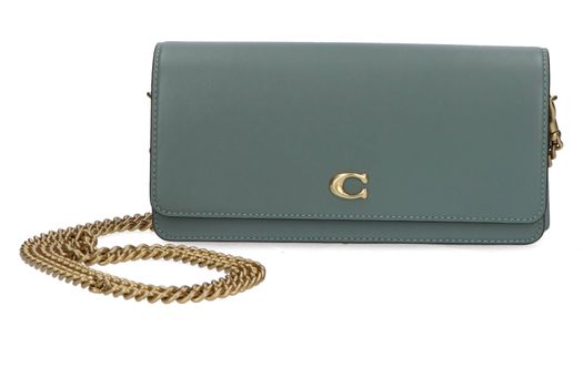 Sage lederen crossbody Coach