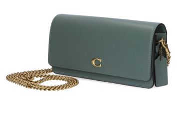 Sage lederen crossbody Coach 