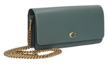 Sage lederen crossbody Coach 