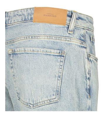 Licht blauwe straight fit jeans For All Mankind